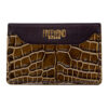 Gator Stamped Leather Colonial Cardholder