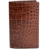 Gator Stamped Leather Fairbanks Passport Wallet