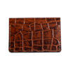 Gator Stamped Leather Mills Cardholder