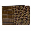 Gator Stamped Leather Princeton Bifold Wallet