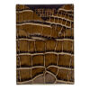 Gator Stamped Leather Semoran Cardholder