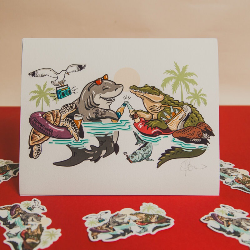 Party Animals Art Print - Image 2