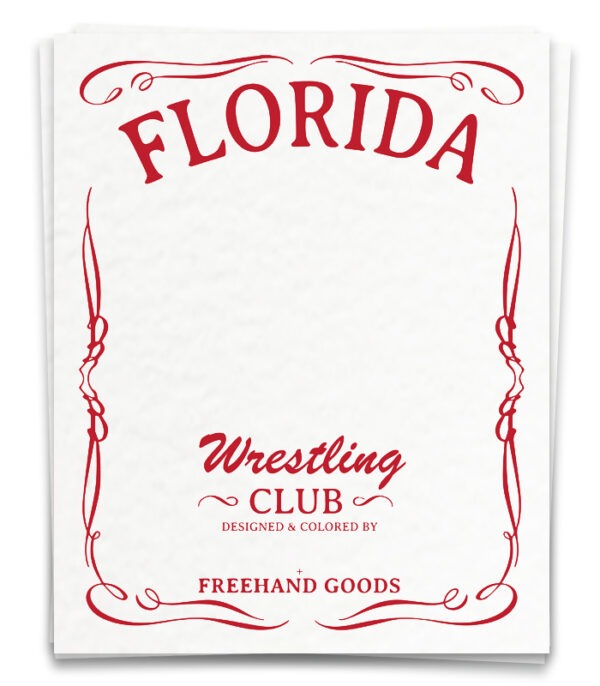 Florida Wrestling Club Coloring Page