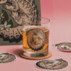 Ouroboros Croc Double Rocks Glass