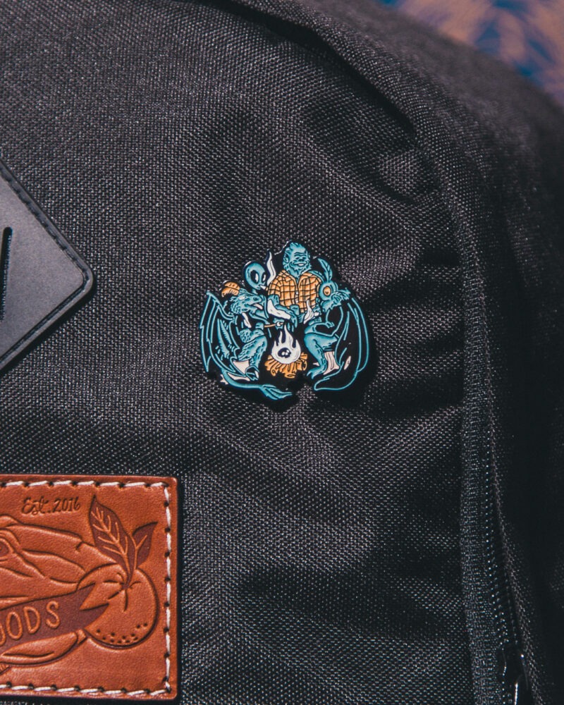 All My Friends Glow-In-The-Dark Enamel Pin