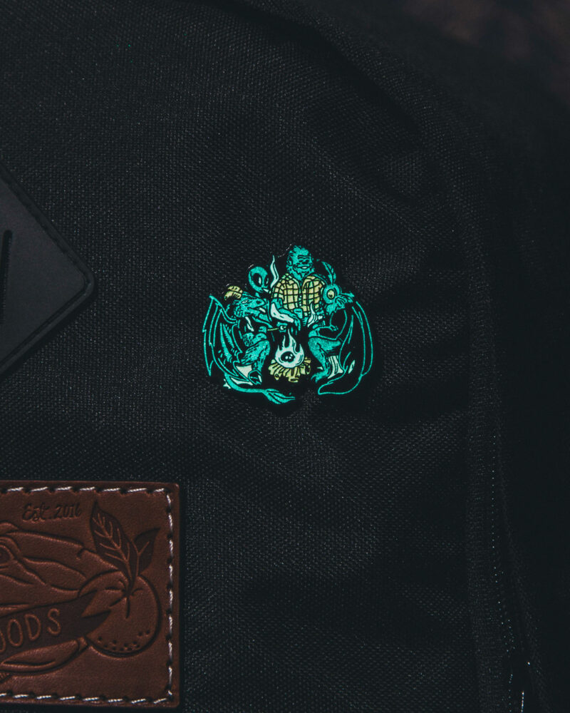 All My Friends Glow-In-The-Dark Enamel Pin