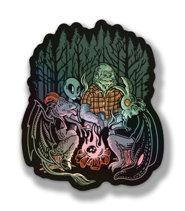 All My Friends Holographic Sticker