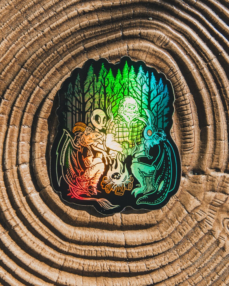 All My Friends Holographic Sticker
