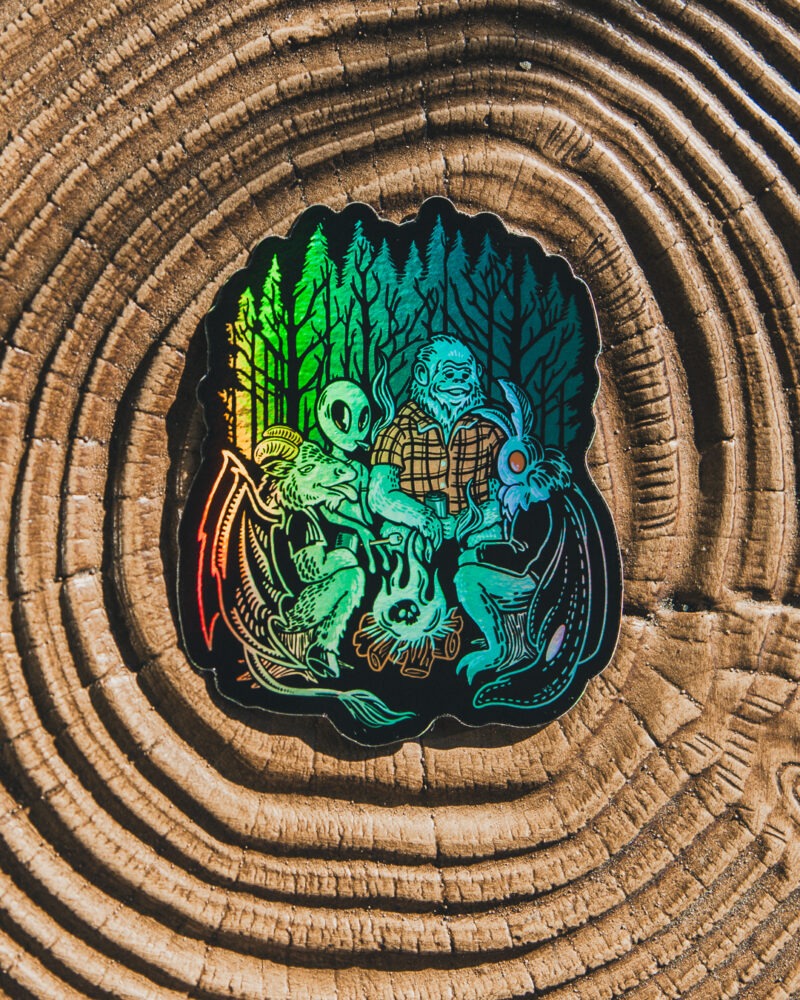 All My Friends Holographic Sticker
