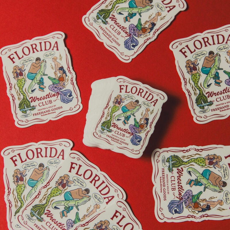 Florida Wrestling Club Sticker
