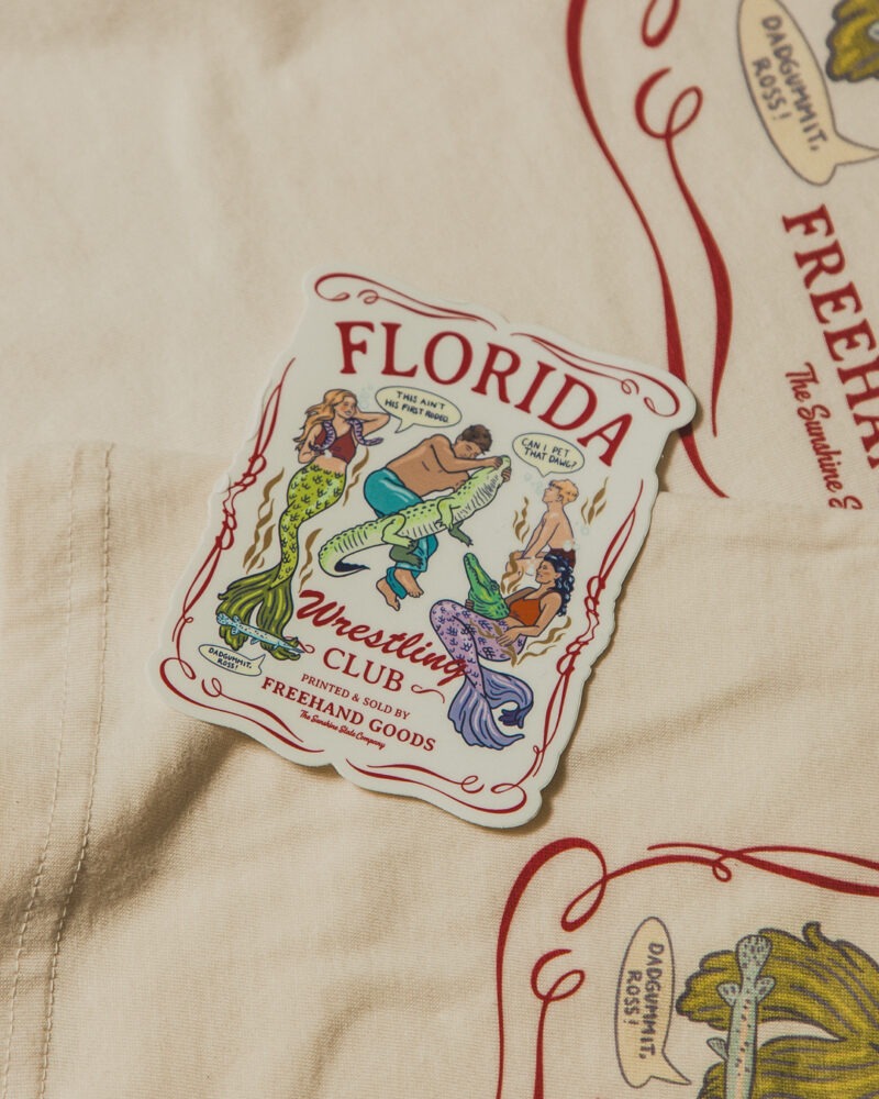 Florida Wrestling Club Sticker