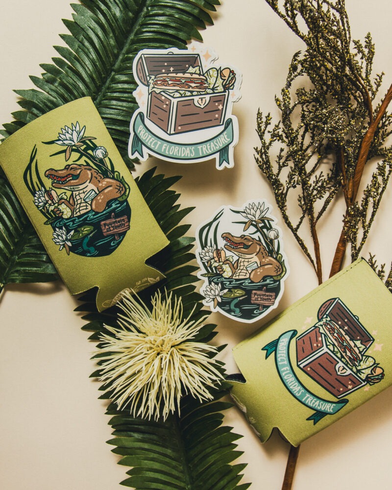 Florida's Treasure Tallboy Koozie