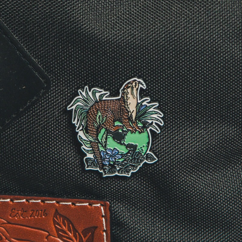 Otter Enamel Pin