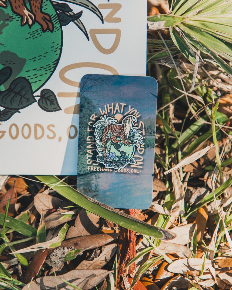 Otter Enamel Pin