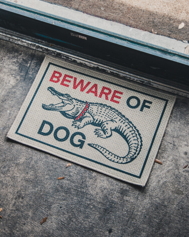 Beware of Dog Doormat