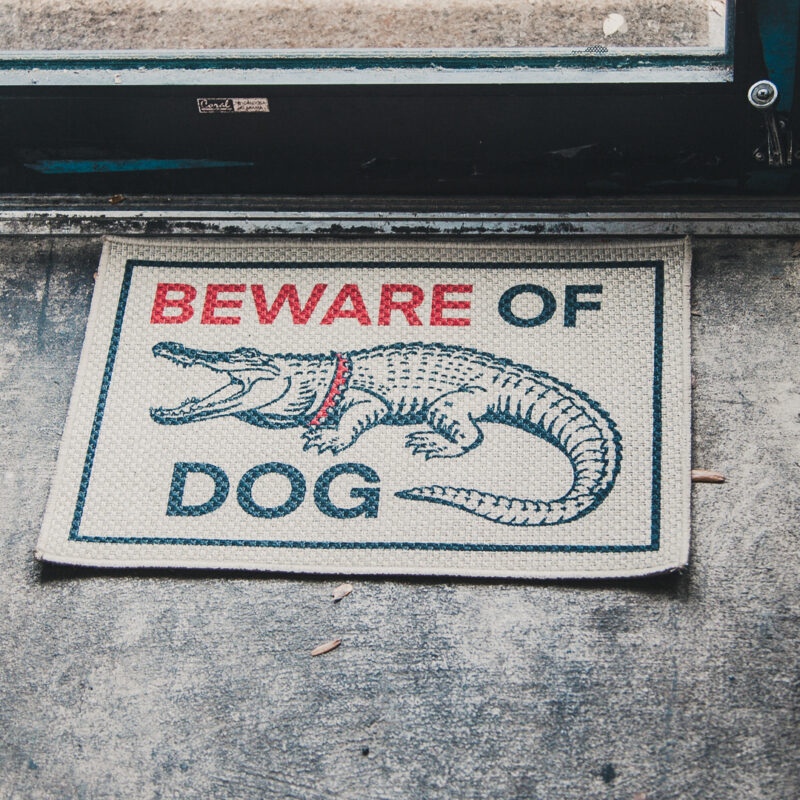 Beware of Dog Doormat