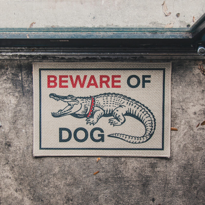 Beware of Dog Doormat