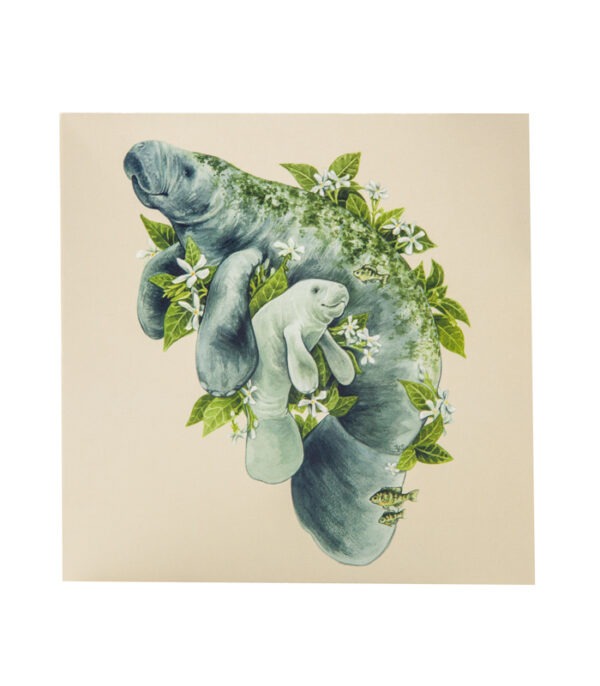 Manatee Song Greeting Card