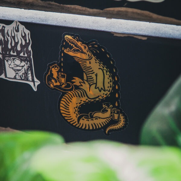 Alligator Tears Holographic Sticker