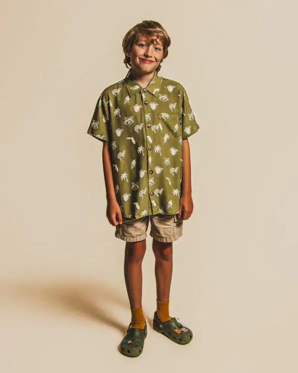 FL Things Youth Button Up