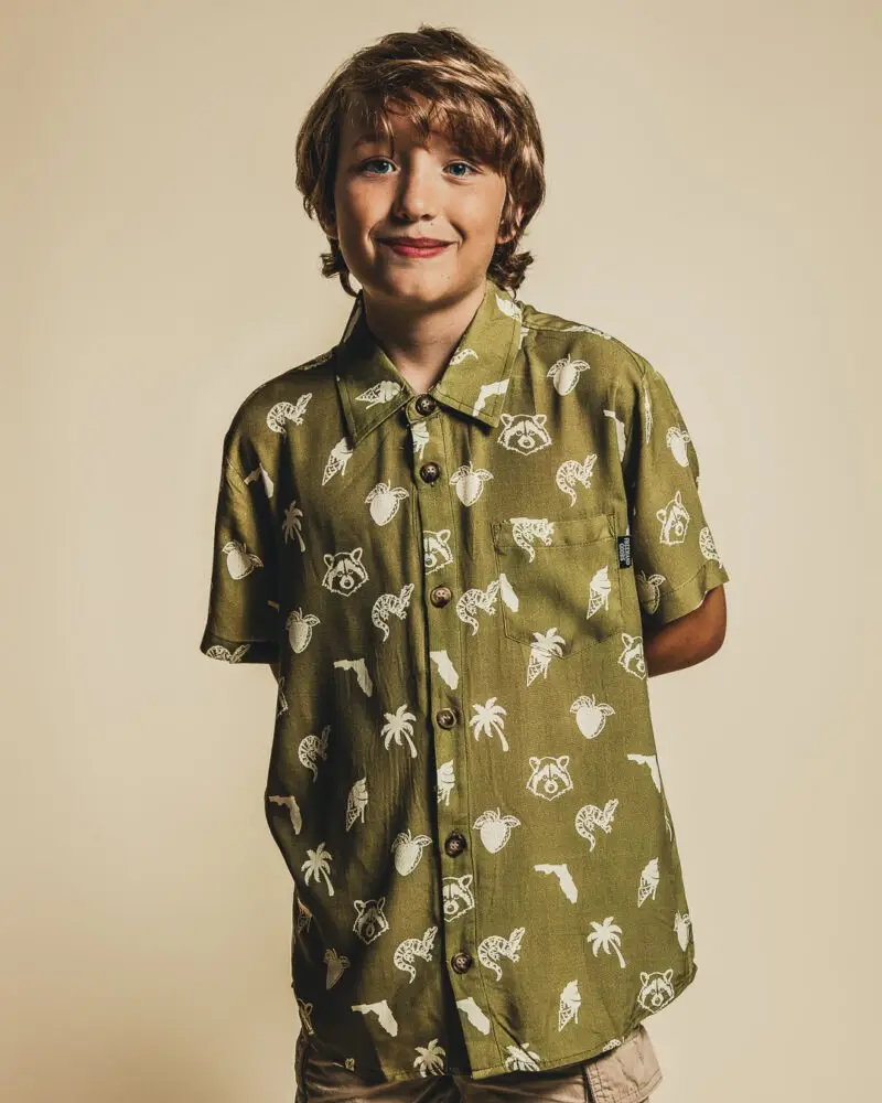 FL Things Youth Button Up