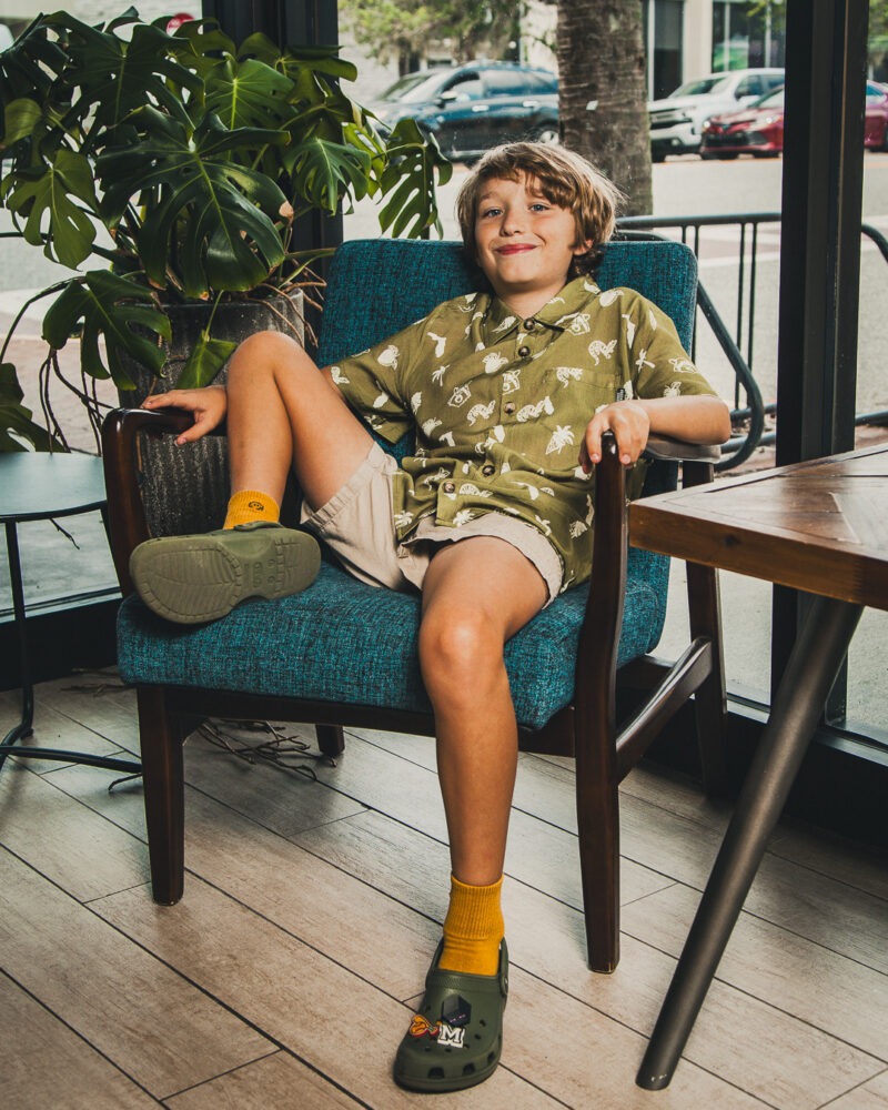 FL Things Youth Button Up