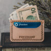 Tooled Leather Colonial Cardholder