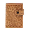 Tooled Leather Primrose Snap Wallet