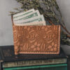 Tooled Leather Princeton Bifold Wallet