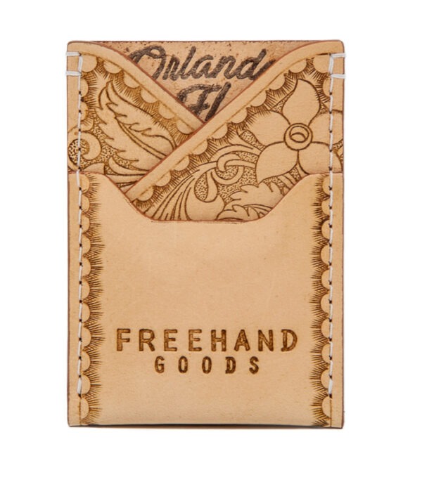 Tooled Leather Semoran Cardholder