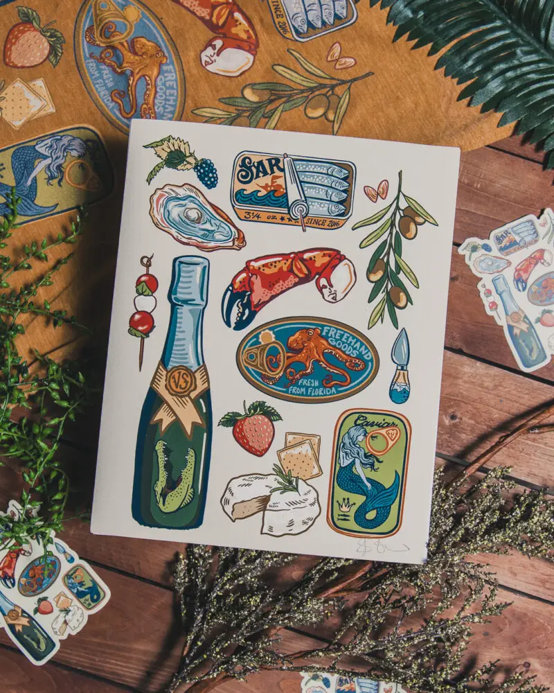 Picnic Art Print