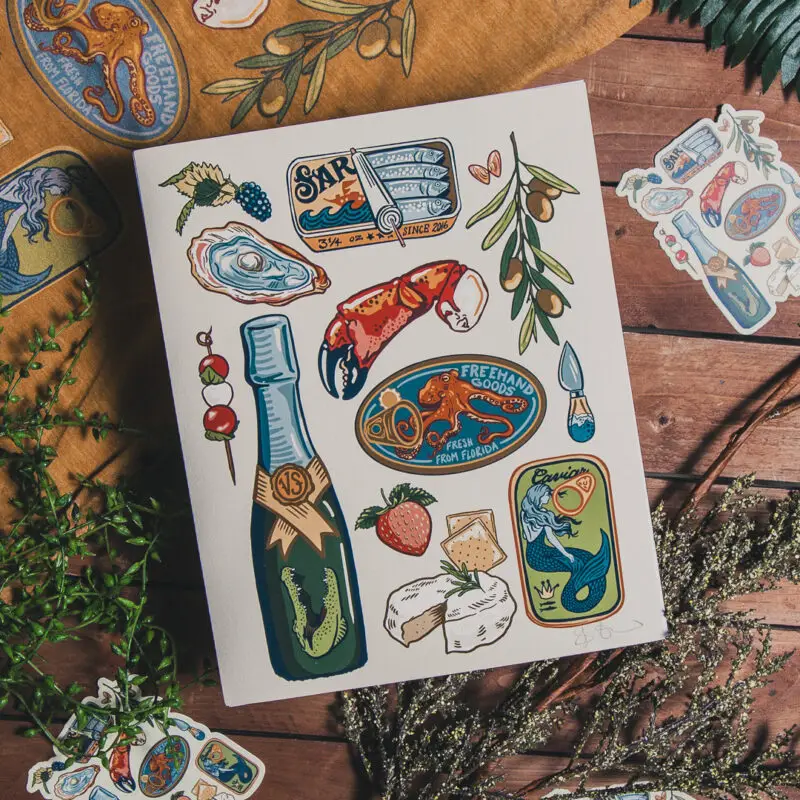 Picnic Art Print