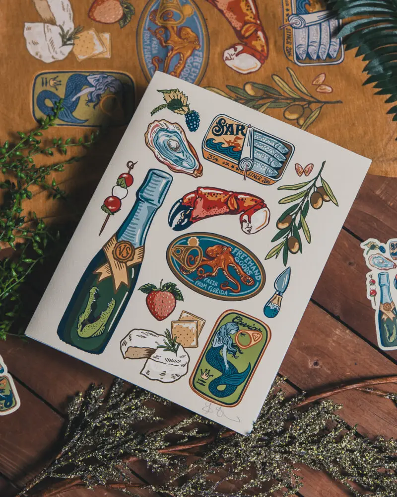 Picnic Art Print