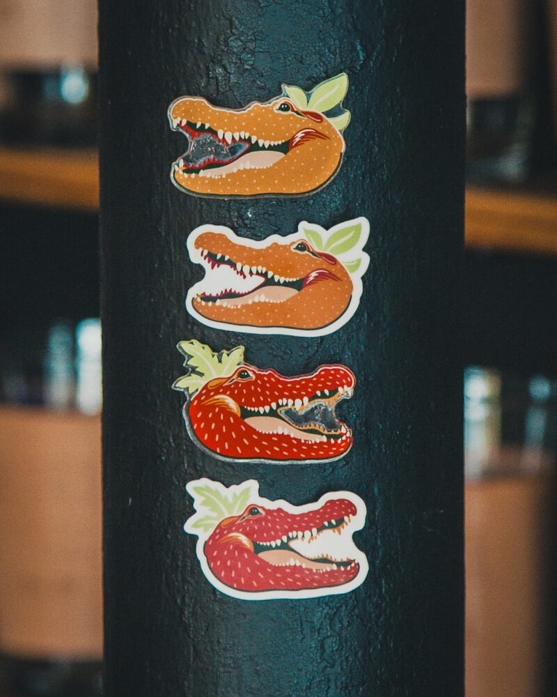 Gator Magnet & Sticker Set
