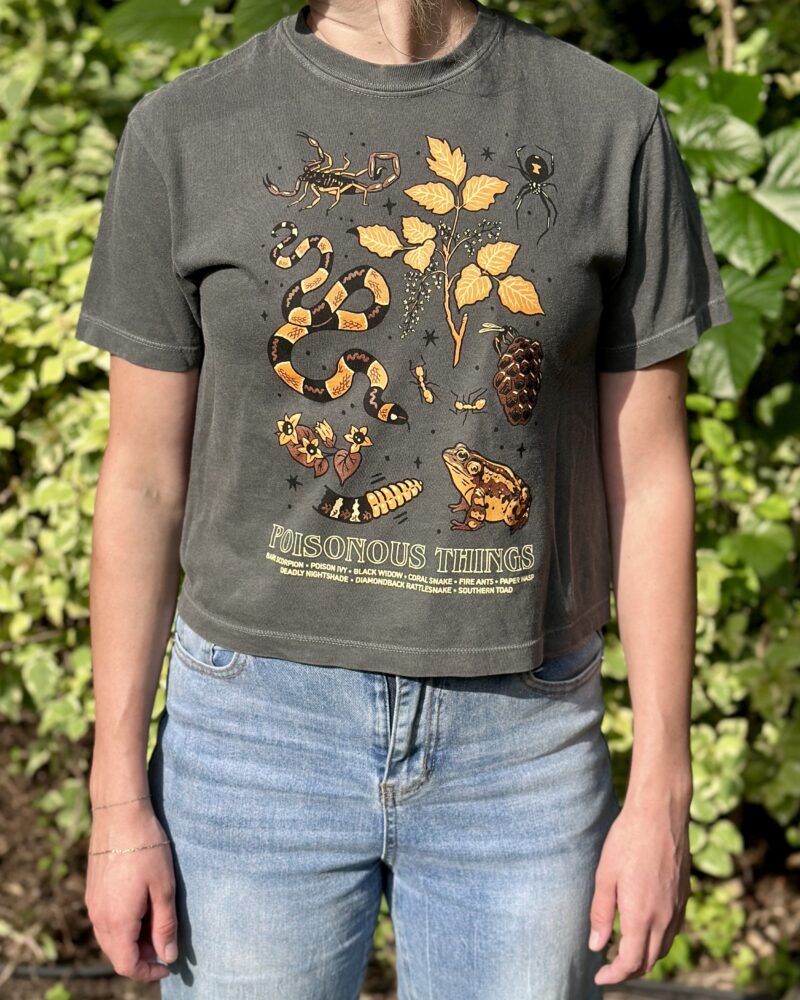 Poisonous Things Classic Crop Tee