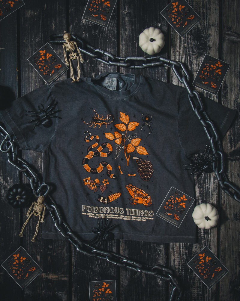 Poisonous Things Classic Crop Tee