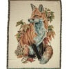 Red Fox Woven Blanket