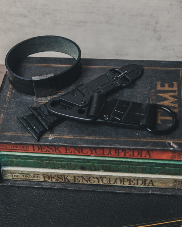 Gator Stamped Leather Accessories