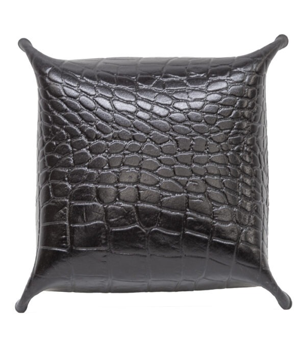 Gator Stamped Leather Lee Catch All