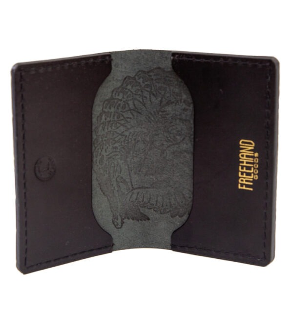 Gator Stamped Leather Mills Cardholder