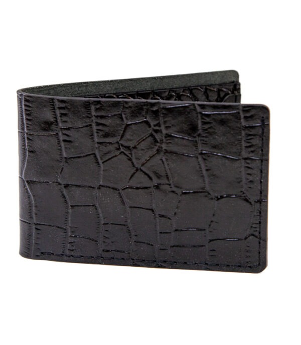Gator Stamped Leather Princeton Bifold Wallet