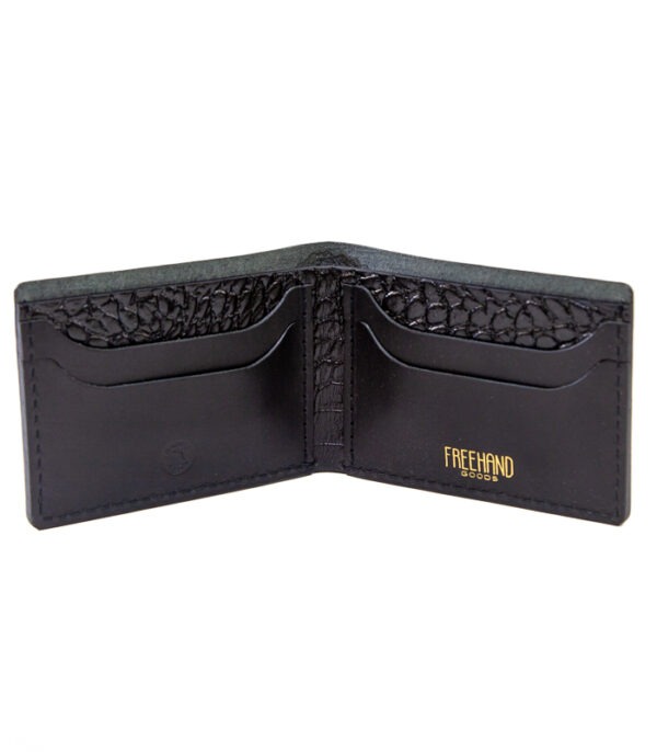 Gator Stamped Leather Princeton Bifold Wallet