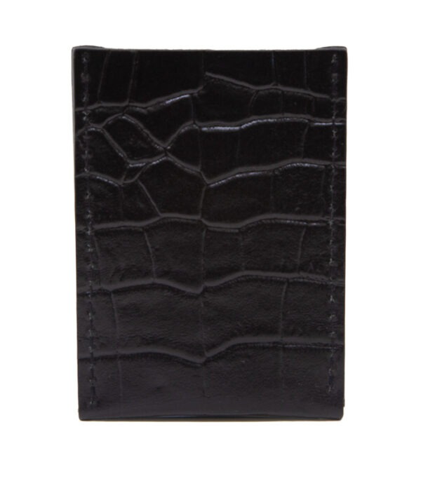 Gator Stamped Leather Semoran Cardholder
