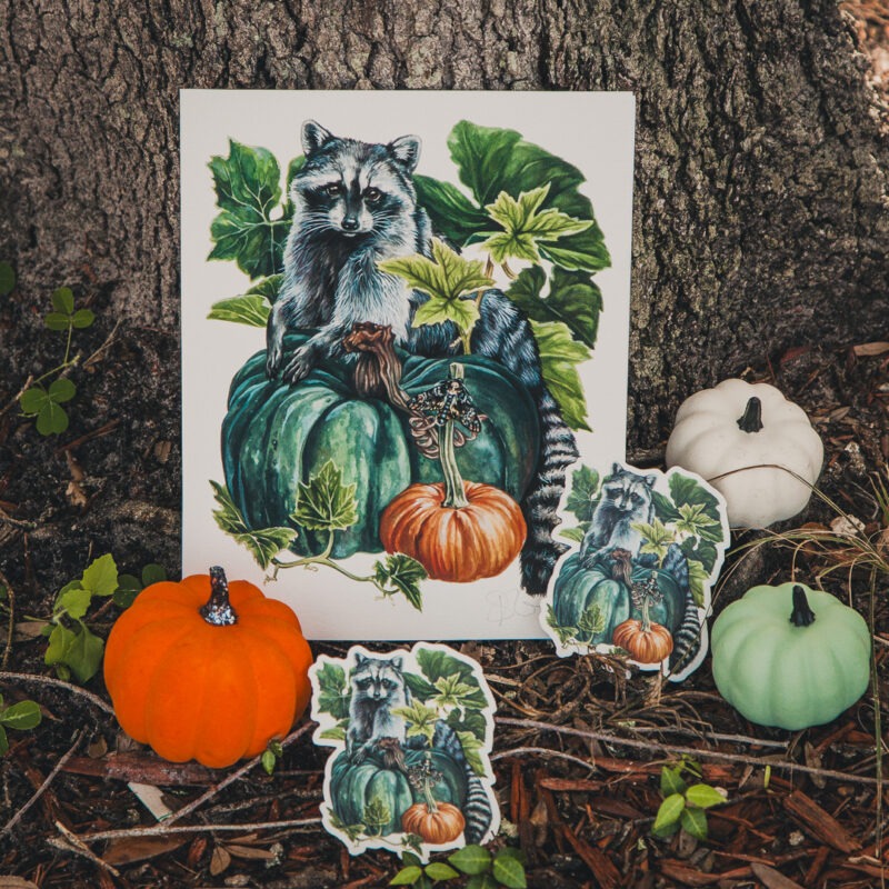Pumpkin Patch Art Print