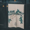 Leave Only Footprints Dish Towel
