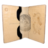 Gator Stamped Leather Fairbanks Passport Wallet