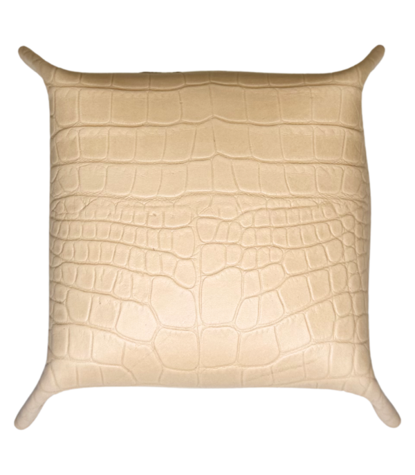 Gator Stamped Leather Lee Catch All