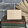 Gator Stamped Leather Mills Cardholder