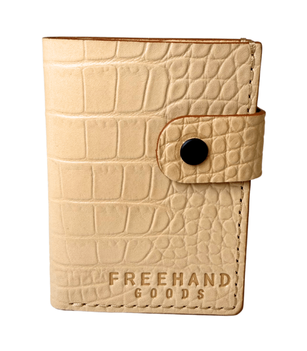 Gator Stamped Leather Primrose Snap Wallet
