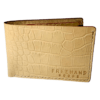 Gator Stamped Leather Princeton Bifold Wallet